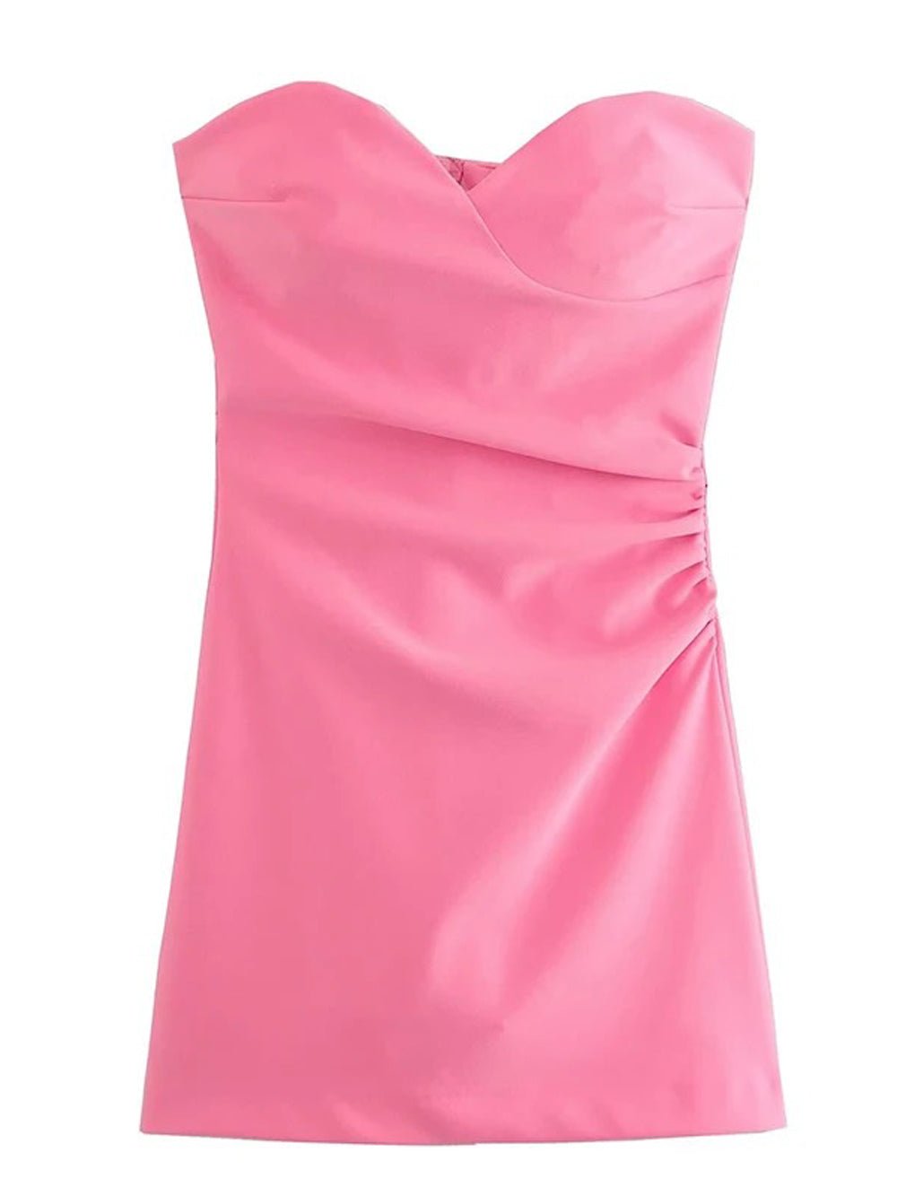 Alexis Strapless Sleeveless Mini Dress Pink / XS Alexis Strapless Sleeveless Mini Dress Pink / XS