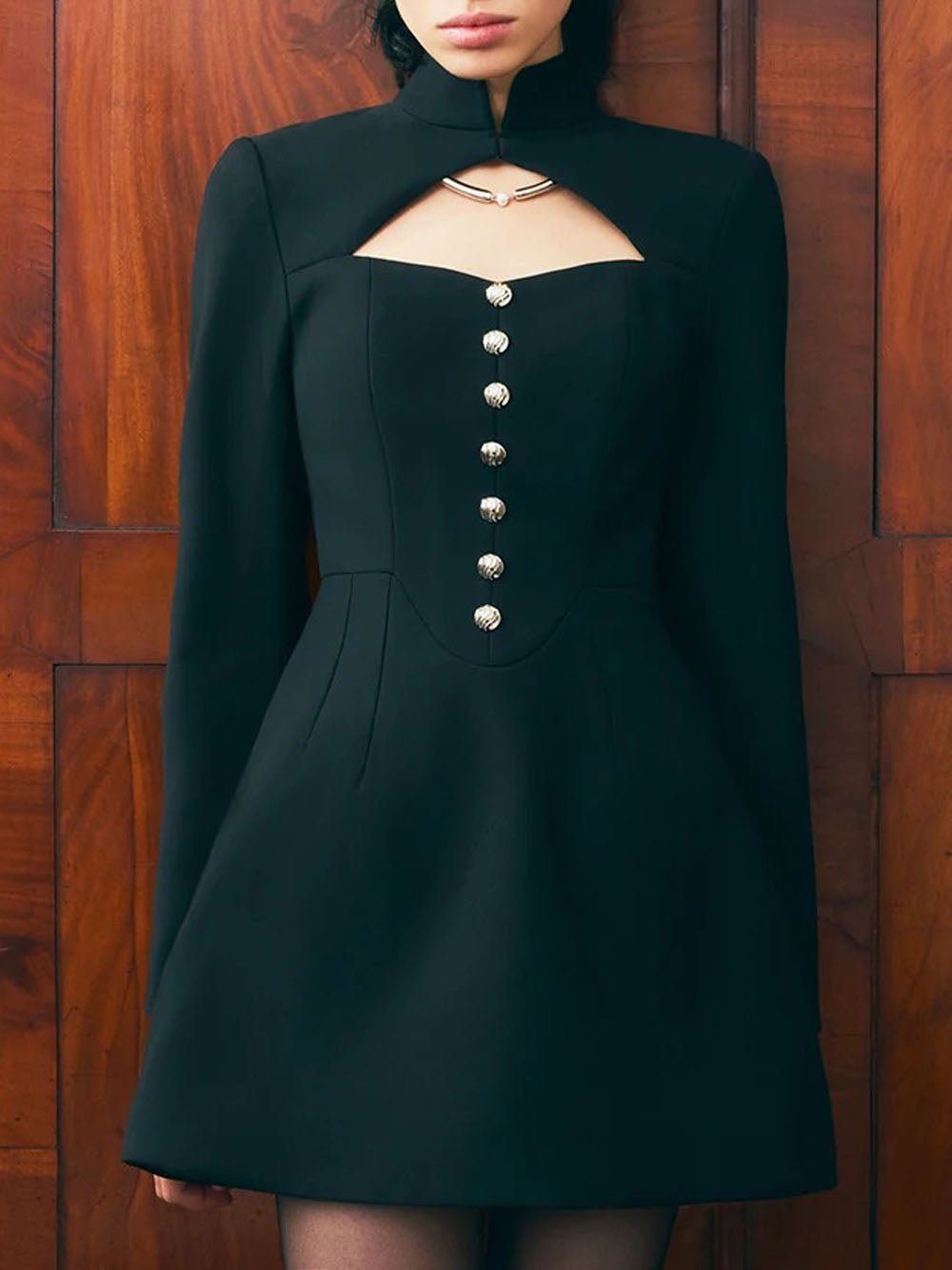 Camille Cut Out Blazer Mini Dress Black / M Camille Cut Out Blazer Mini Dress Black / M
