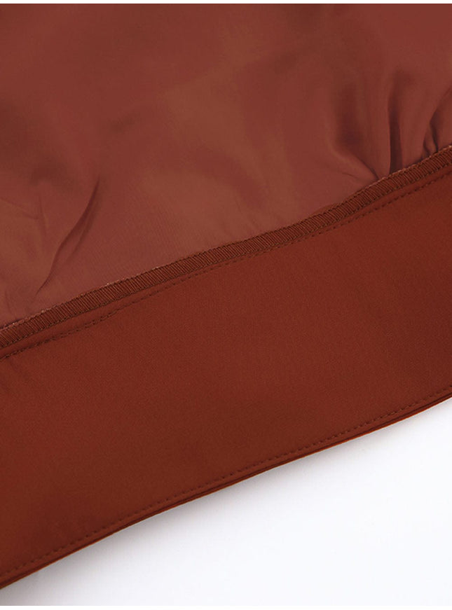 Rio V Neck Lantern Sleeve Top