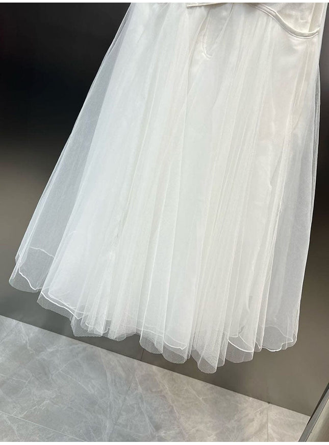 Monica Mesh Belt Skirt