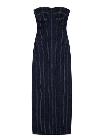 Maeve Denim Midi Dress