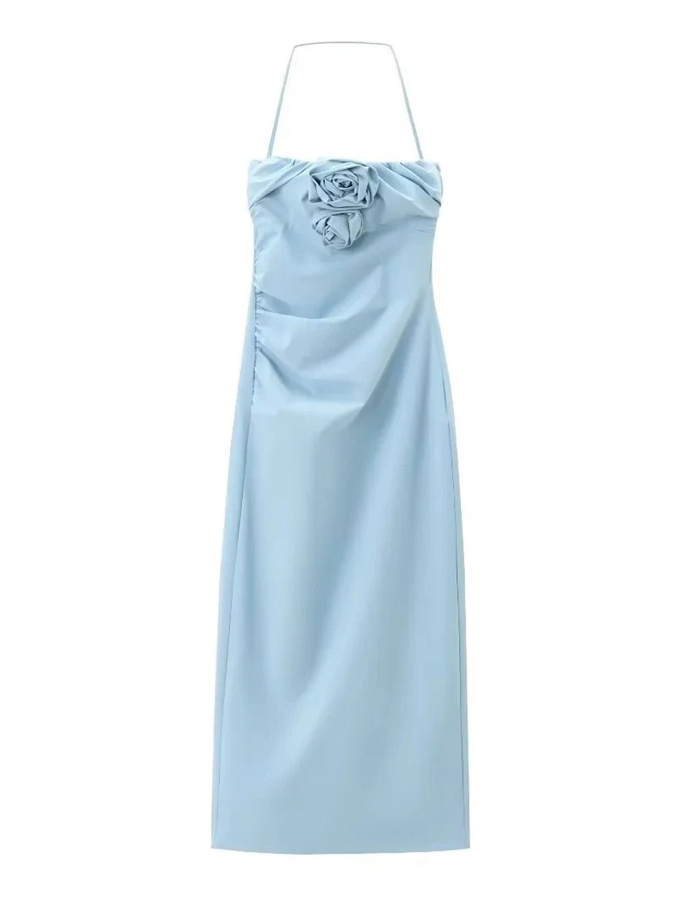Aavya Floral Sleeveless Midi Dess - Fashion Pov
