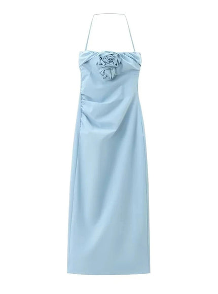 Aavya Floral Sleeveless Midi Dess - Fashion Pov