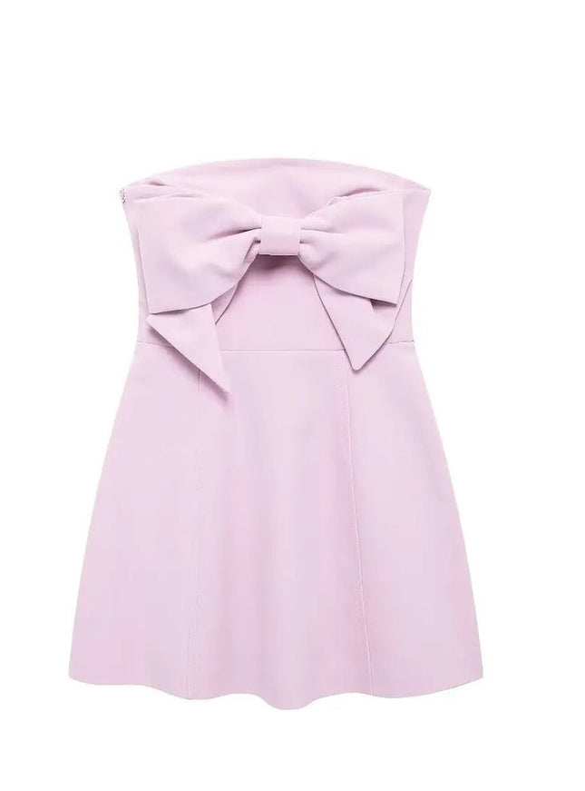 Aayra Sleeveless Backless Mini Dress - Fashion Pov