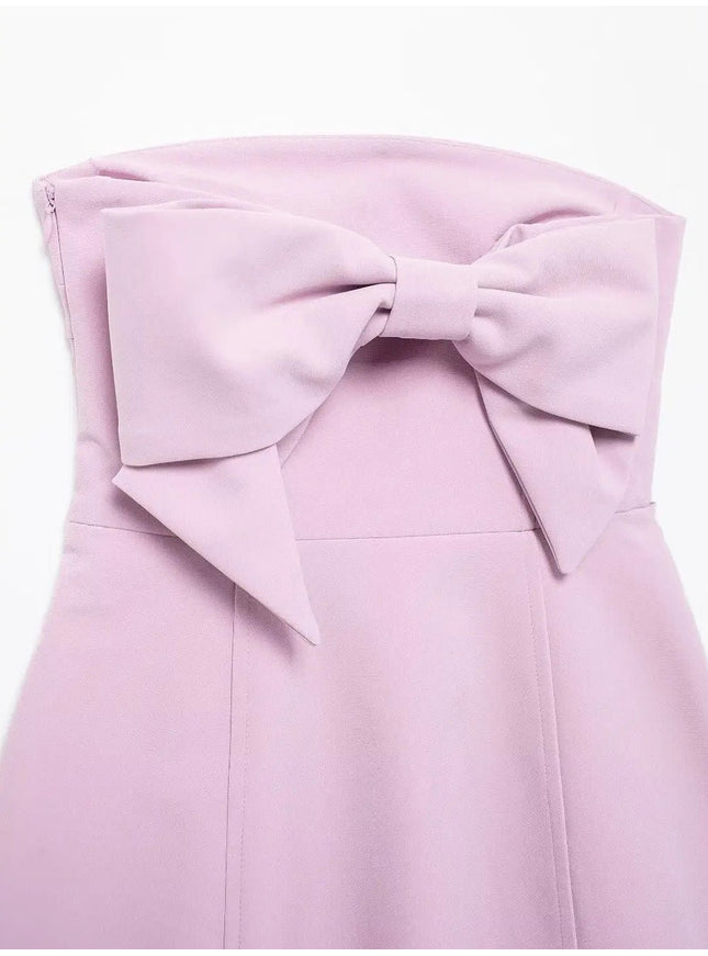 Aayra Sleeveless Backless Mini Dress - Fashion Pov