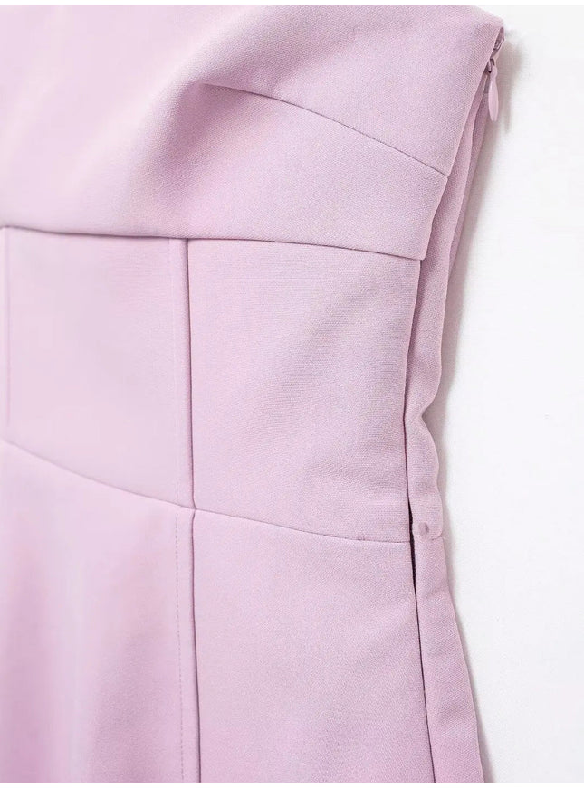 Aayra Sleeveless Backless Mini Dress - Fashion Pov