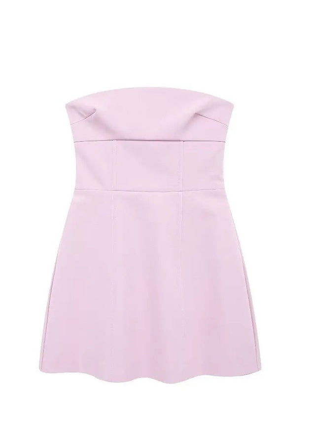 Aayra Sleeveless Backless Mini Dress - Fashion Pov