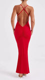 Abbey Backless Sleeveless Maxi Dress - Fashion Pov