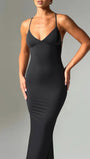 Abbey Backless Sleeveless Maxi Dress - Fashion Pov