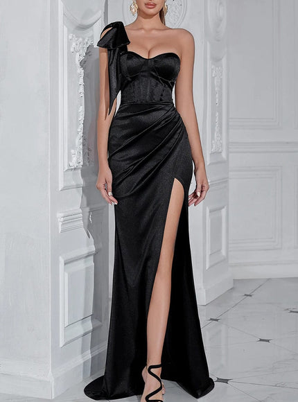 Abby Split Maxi Dress - Fashion Pov