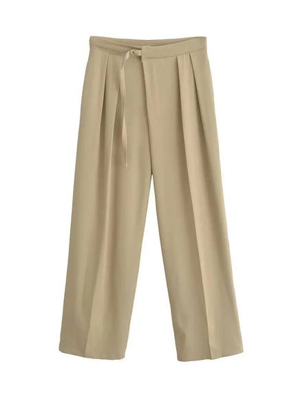 Achanti Buckled Strap Trouser - Fashion Pov