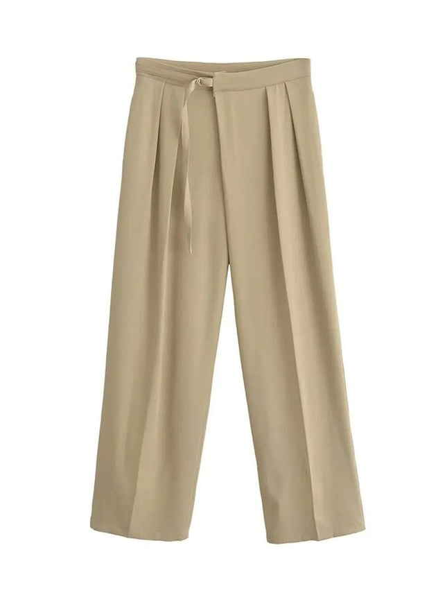 Achanti Buckled Strap Trouser - Fashion Pov
