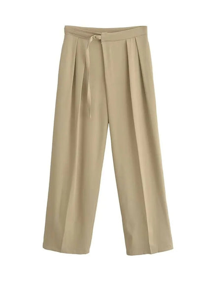 Achanti Buckled Strap Trouser - Fashion Pov