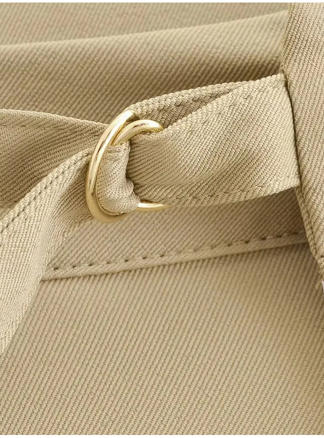 Achanti Buckled Strap Trouser - Fashion Pov