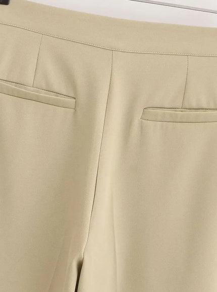 Achanti Buckled Strap Trouser - Fashion Pov
