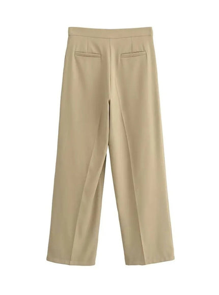 Achanti Buckled Strap Trouser - Fashion Pov