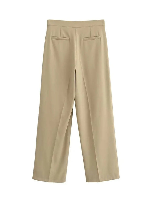 Achanti Buckled Strap Trouser - Fashion Pov