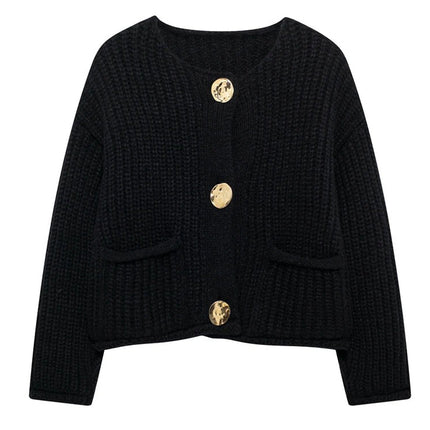 Adalee Long Sleeve Knit Cardigan - Fashion Pov