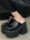 Adalyn Thick High Heel Shoe - Fashion Pov