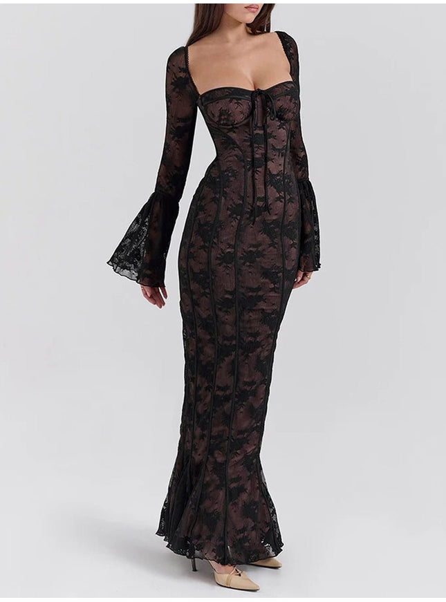 Addilyn Backless Bodycon Maxi Dress - Fashion Pov