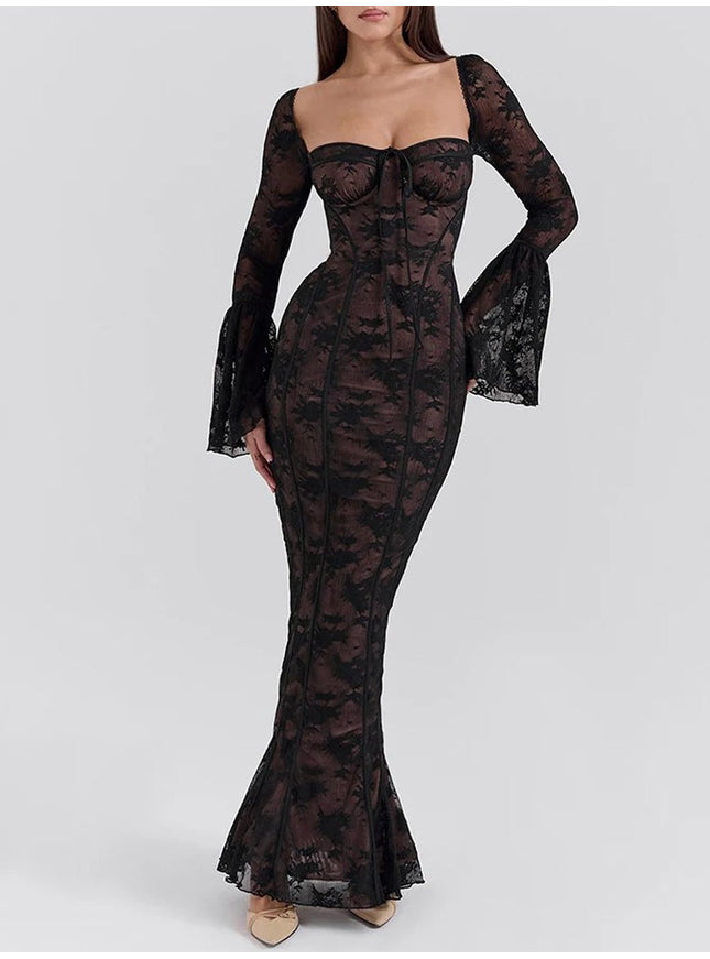 Addilyn Backless Bodycon Maxi Dress - Fashion Pov