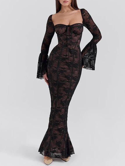 Addilyn Backless Bodycon Maxi Dress - Fashion Pov