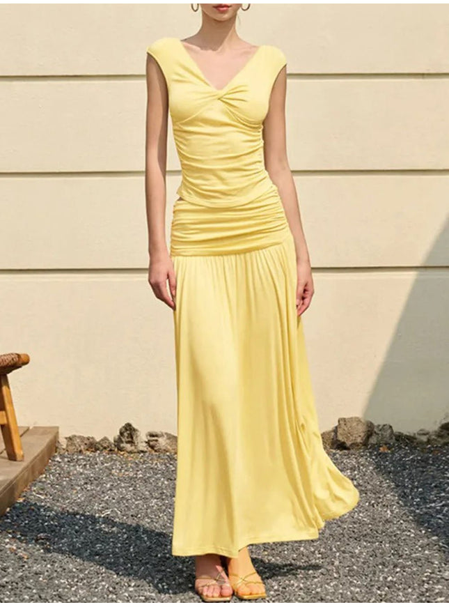Adelyn Sleeveless Top & Skirt Set - Fashion Pov