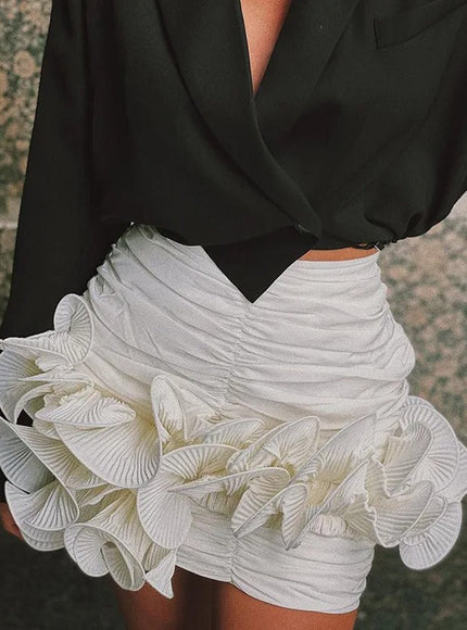 Aditi Floral Mini Skirt - Fashion Pov