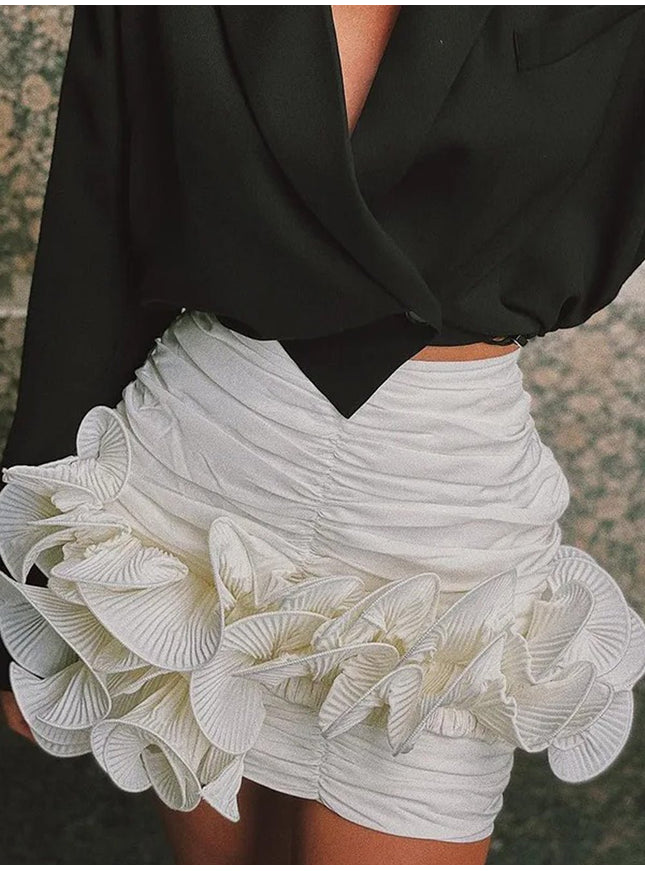 Aditi Floral Mini Skirt - Fashion Pov