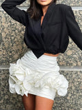 Aditi Floral Mini Skirt - Fashion Pov