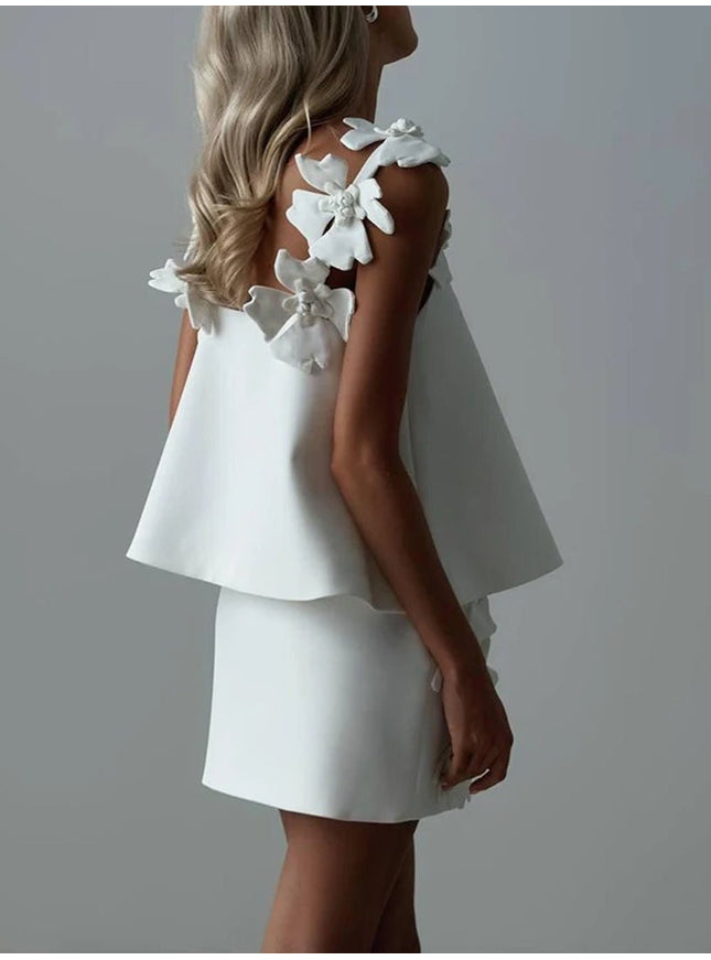 Adriya Sleeveless Skirt & Top Set - Fashion Pov