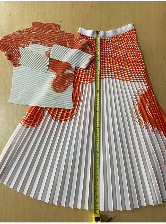 Adunola Pullover Skirt & Shirt Set - Fashion Pov