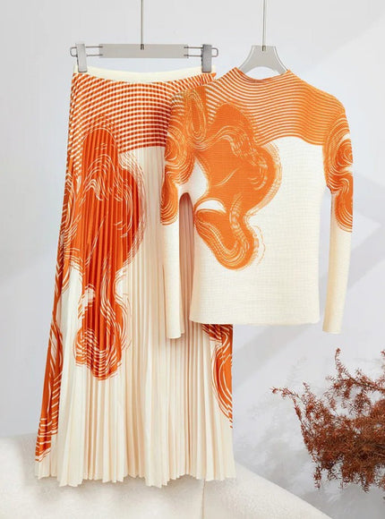 Adunola Pullover Skirt & Shirt Set - Fashion Pov