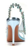 Alani Crystal Tassel High heel Shoe - Fashion Pov