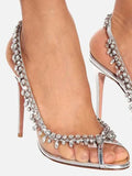 Alani Crystal Tassel High heel Shoe - Fashion Pov