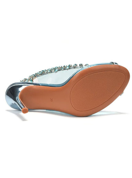 Alani Crystal Tassel High heel Shoe - Fashion Pov