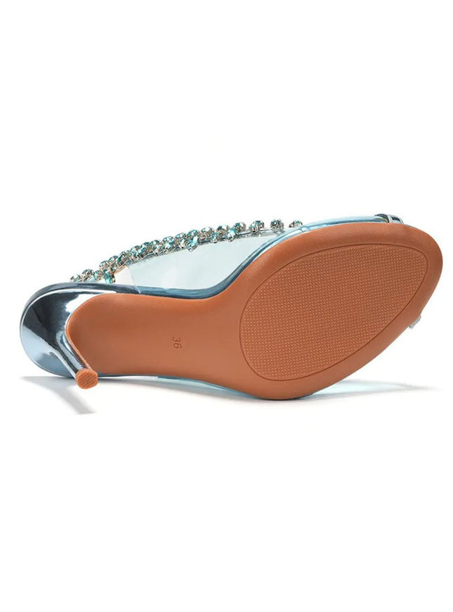Alani Crystal Tassel High heel Shoe - Fashion Pov