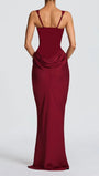 Alessia Draped Cowl Maxi Dress - Fashion Pov
