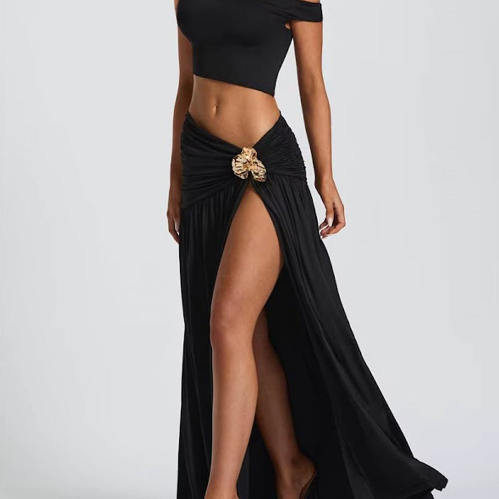 Alessia Off Shoulder Skirt Set - Fashion Pov