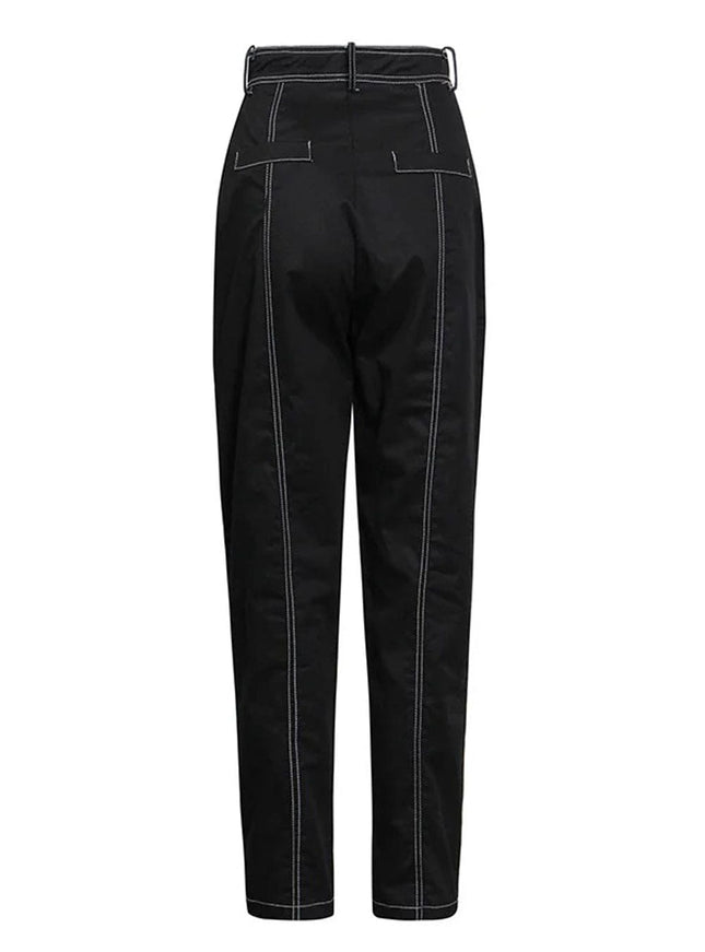 Alessia Spliced Button Top & Trouser Set - Fashion Pov