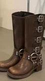 Alexandra Cowboy Leather Boot - Fashion Pov