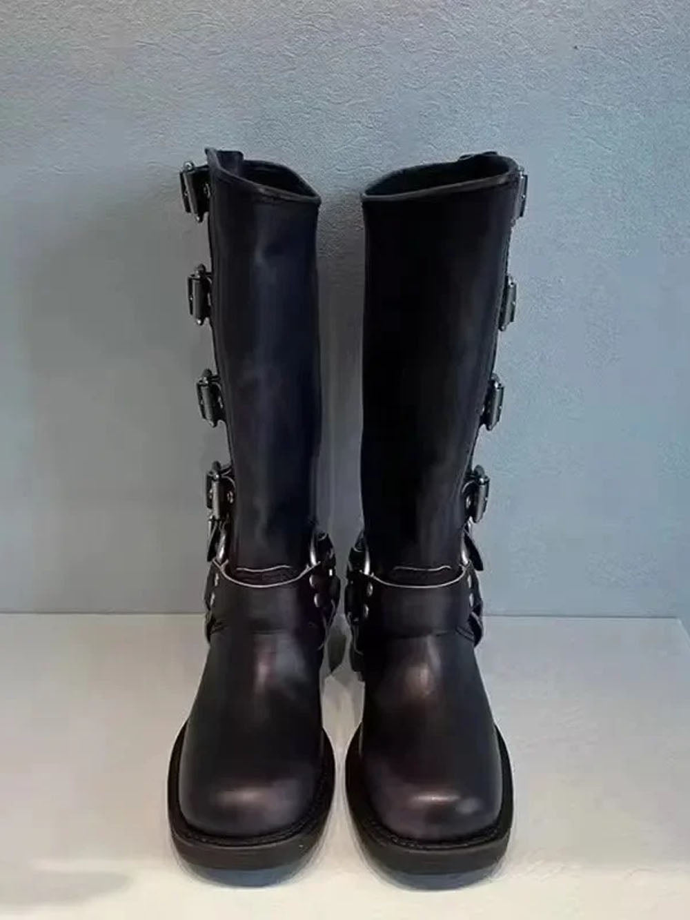 Alexandra Cowboy Leather Boot - Fashion Pov