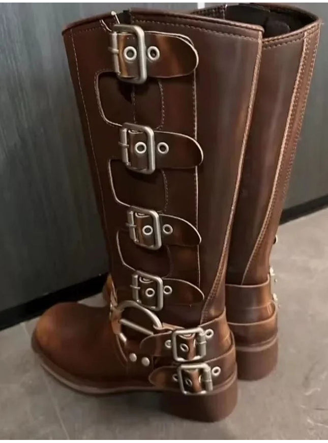 Alexandra Cowboy Leather Boot - Fashion Pov