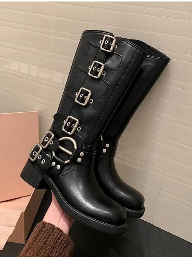 Alexandra Cowboy Leather Boot - Fashion Pov