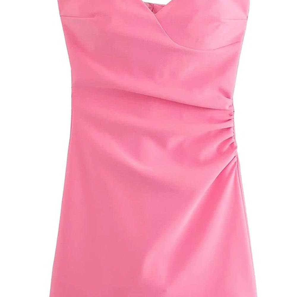 alexis mini dress Alexis Strapless Sleeveless Mini Dress Pink / XS