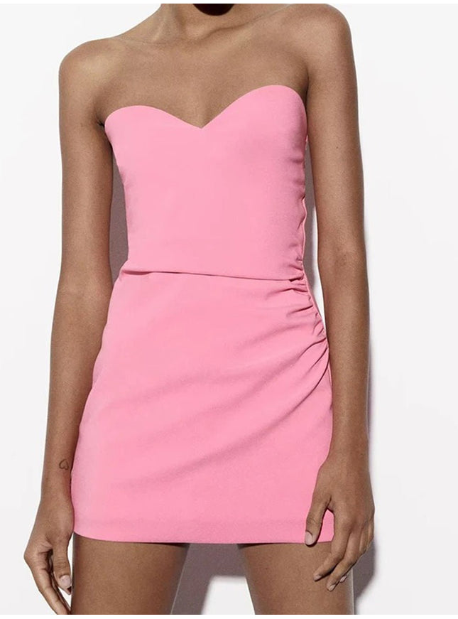 Alexis Strapless Sleeveless Mini Dress - Fashion Pov