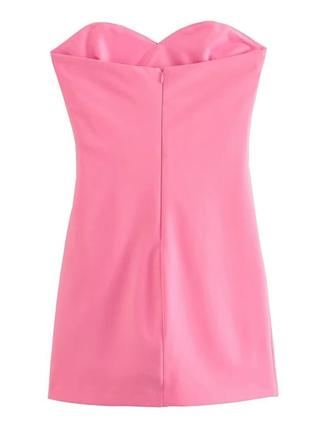 Alexis Strapless Sleeveless Mini Dress - Fashion Pov