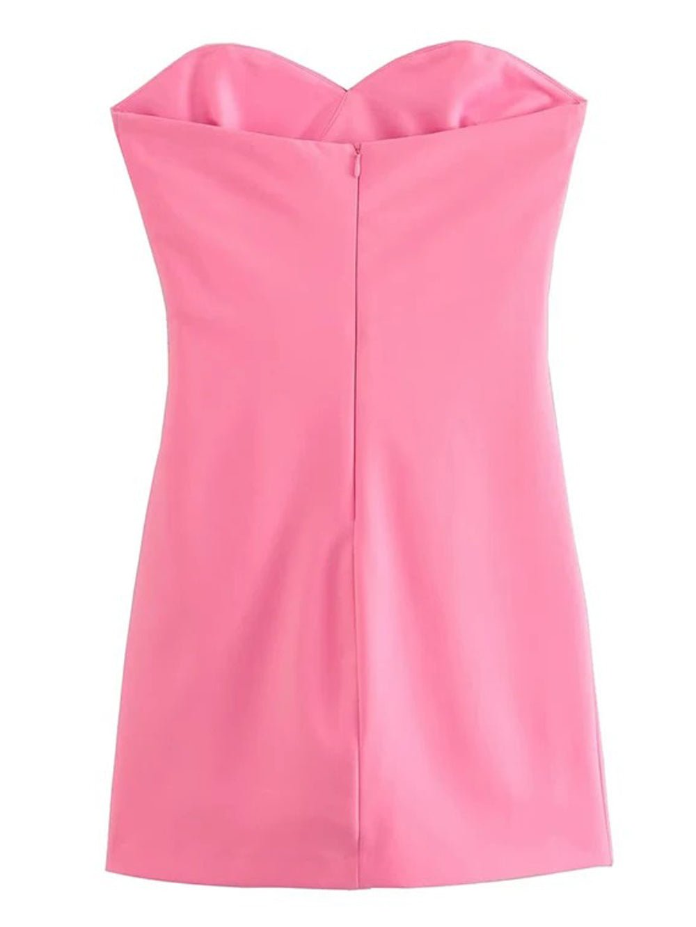 Alexis Strapless Sleeveless Mini Dress Pink / Xs