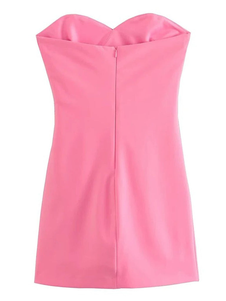 Alexis Strapless Sleeveless Mini Dress - Fashion Pov
