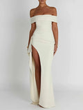 Alicia Off Shoulder Bodycon Maxi Dress - Fashion Pov